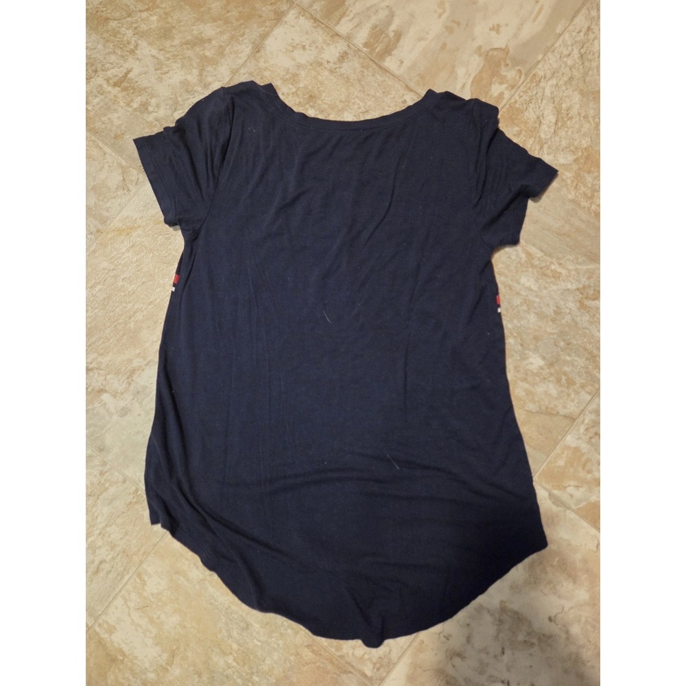 Hollister Navy Blue Easy Tee Womens Size S - Picture 3 of 3